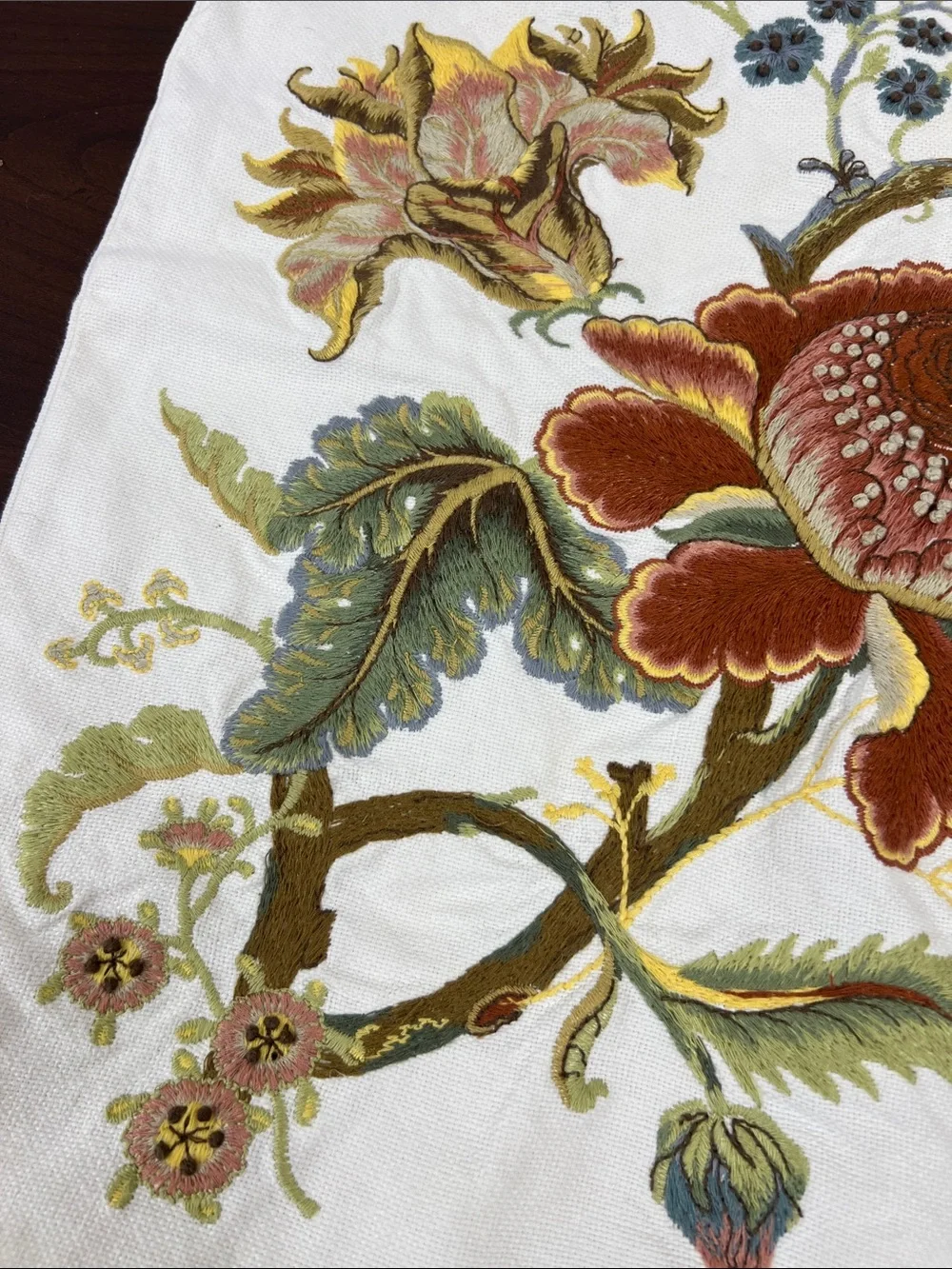 Pottery Barn Embroidered Pillow Cover
